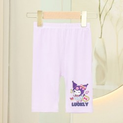 Purple Kur0mi 3/4 Leggings