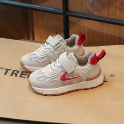 Beige Red N1ke Shoes