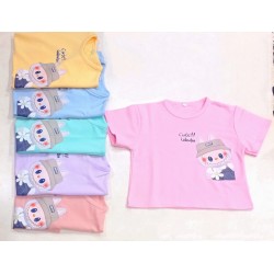 Cute L@bubu Crop Top T-Shirt