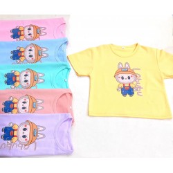 Overall L@bubu Crop Top T-Shirt