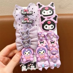18pcs Purple Kur0mi Hair Accessories