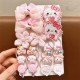 18pcs Pink Hell0 K1tty Hair Accessories
