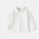 White Basic LS Shirt