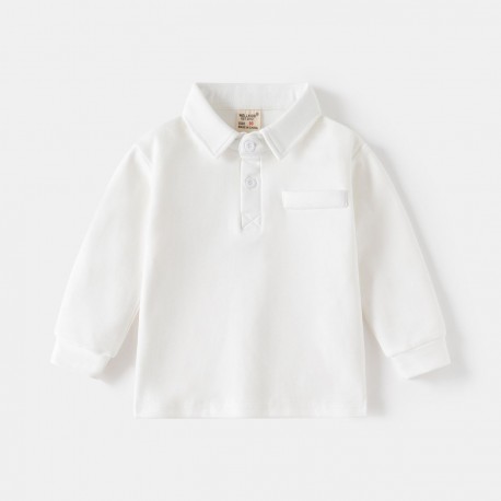 White Basic LS Shirt