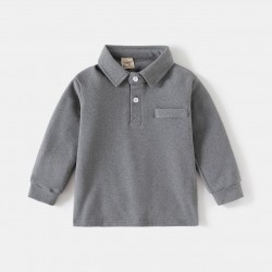 Grey Basic LS Shirt