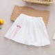 White Mel0dy Pleated Skort