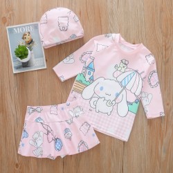 3in1 Soft Pink C1namorrol Umbrella Swimwear