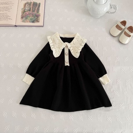 Black Pearl Knit Dress