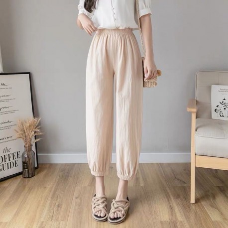 Cream Jogger Pants