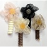 Flower Sparkle Spiral Hair Accessories