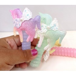 Unicorn Spiral Hair Accessories