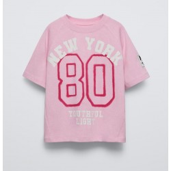 Zarra Pink New York T-shirt
