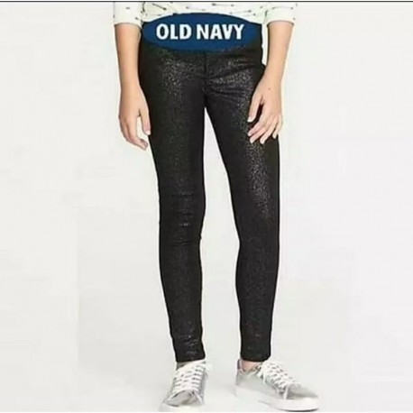 Oldn@vy Black Sparkles Leggings