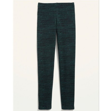 OldN@vy Dark Green Space Dye Leggings