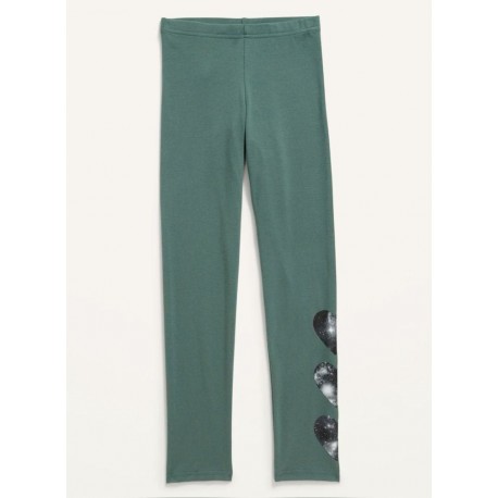 OldN@vy Sage Hearts Leggings