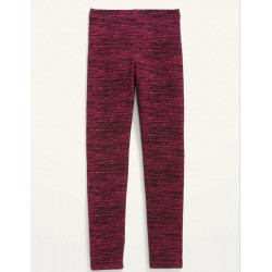 OldN@vy Maroon  Space Dye Leggings