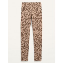 OldN@vy Cream Leopard Leggings