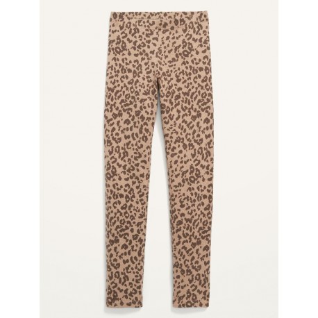 OldN@vy Cream Leopard Leggings