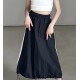 Black White Lined Skirt