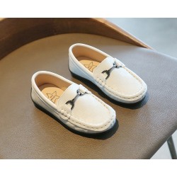 White Leather Pantofel Shoe