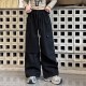 Black Cargo Korean Pants