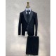 5in1 Black Suit White Shirt Vest Set Pants and Tie