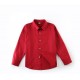 Red  Basic Long Sleeve Shirt