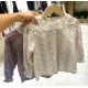 Cream Floral Lace Collar Top
