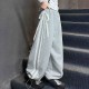 Grey Ribbon Lace Lined Pants