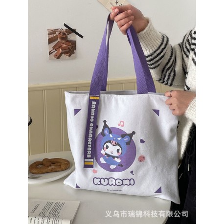 White Kur0mi Tote Bag