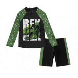 Green T-Rex LS Swimsuit