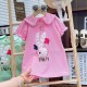 Pink Puffy Bunny Casual Dress
