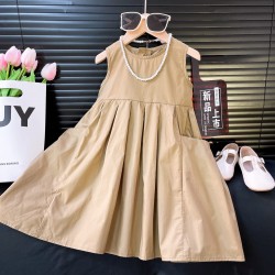 Brown Oversized Korean Dress