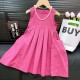 Pink Oversized Korean Dress