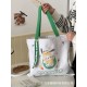 White P0chacco Tote Bag