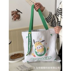 White P0chacco Tote Bag