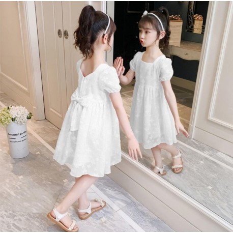 White Butterfly Dress