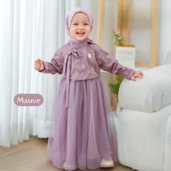 Mauve Korean Hanbok Gamis