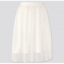 UNQ White Tutu Midi Skirt
