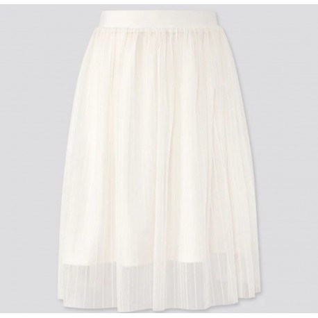 UNQ White Tutu Midi Skirt