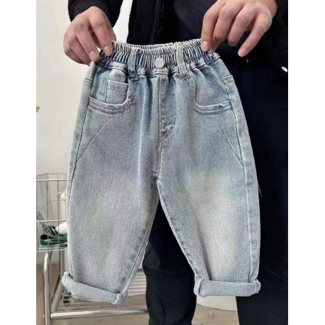 Basic Denim Pull On Pants