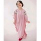 Pink Pretty Embroidery Kaftan Dress