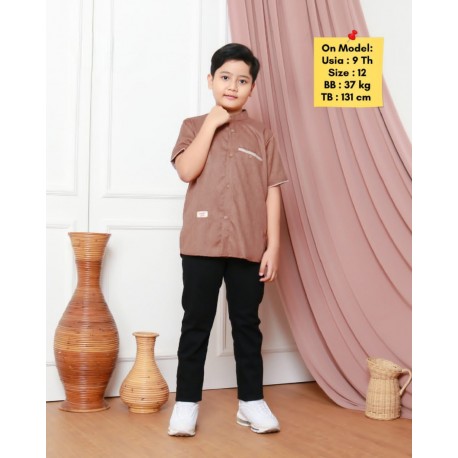 Kemeja Koko Coklat