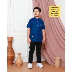 Navy Kemeja Koko