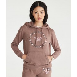 Aer0postale Brown Hoodie Sweater