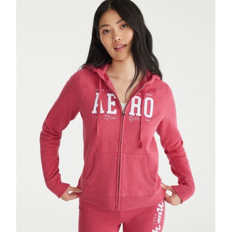 Aer0postale Pink Hoodie Jacket