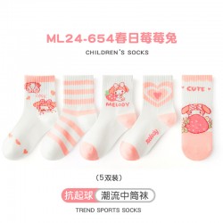Peach Mel0dy Socks