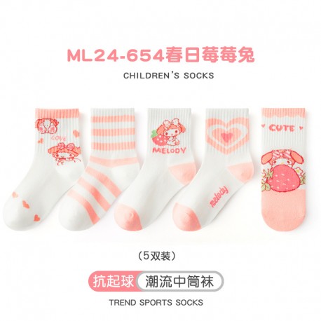 Peach Mel0dy Socks
