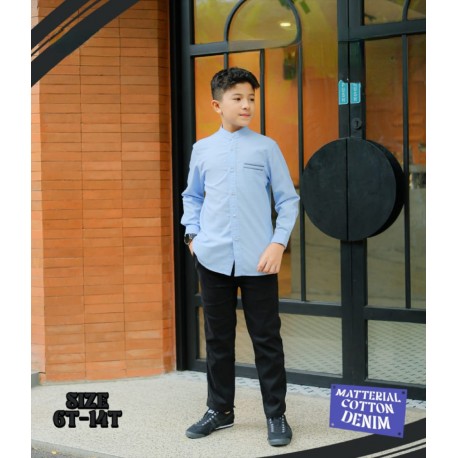 Light Blue Elegant Boy Koko Shirt