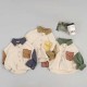 Brown Yellow Three Colour Pocket Long Sleeve Shirt